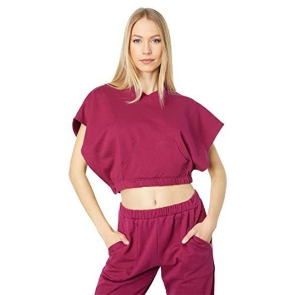 Slick Chicks V-Neck Sweatshirt Plum XL